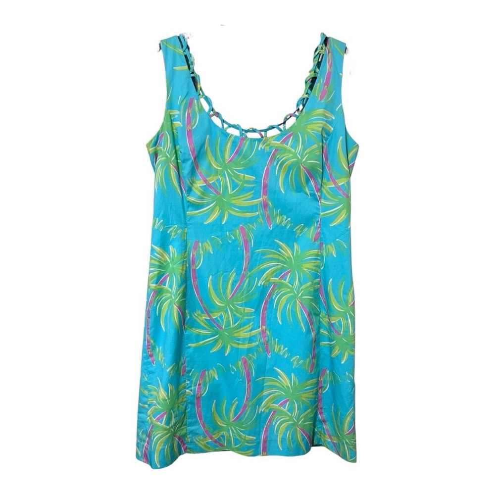 Lilly Pulitzer palm tree cotton dress